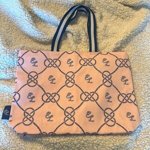 Estee Lauder Tote Bag Medium Pink Blue Beach Weekender Shopper